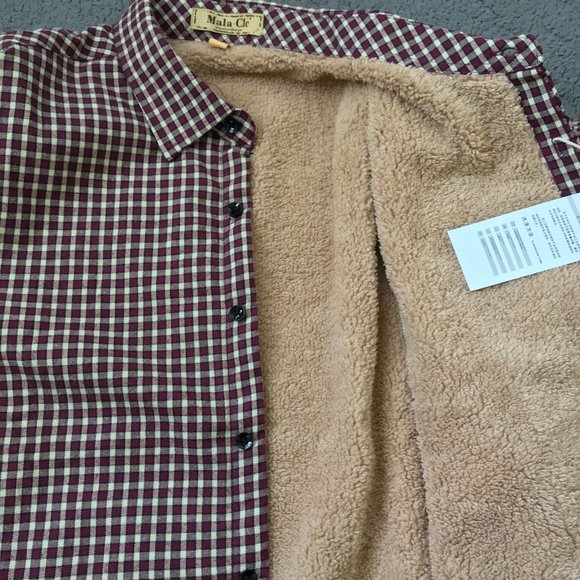 NWT Mens Fleece-Lined Shirt Jacket S-M - Picture 2 of 7